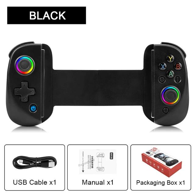

Горячая Распродажа BSP D8 RGB BT растягивающийся джойстик планшетный контроллер беспроводной ручки для Switch Game для P3 P4 Android IOS игровой геймпад