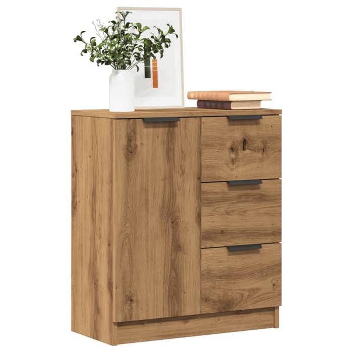 VidaXL Buffet Artisanal Oak 60x30x70 Cm Engineered Wood 856837
