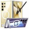 Case for Galaxy S24 Ultra - TPU+PC, Transparent, With Stand