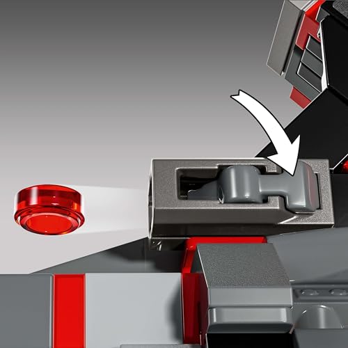 LEGO Marvel Captain America vs. Roter Hulk Kampfspielzeug - Geburtstagsgeschenk - Bausteine - Jungen, Mädchen, Kinder ab 8, 9, 10 Jahren - Grundschüler