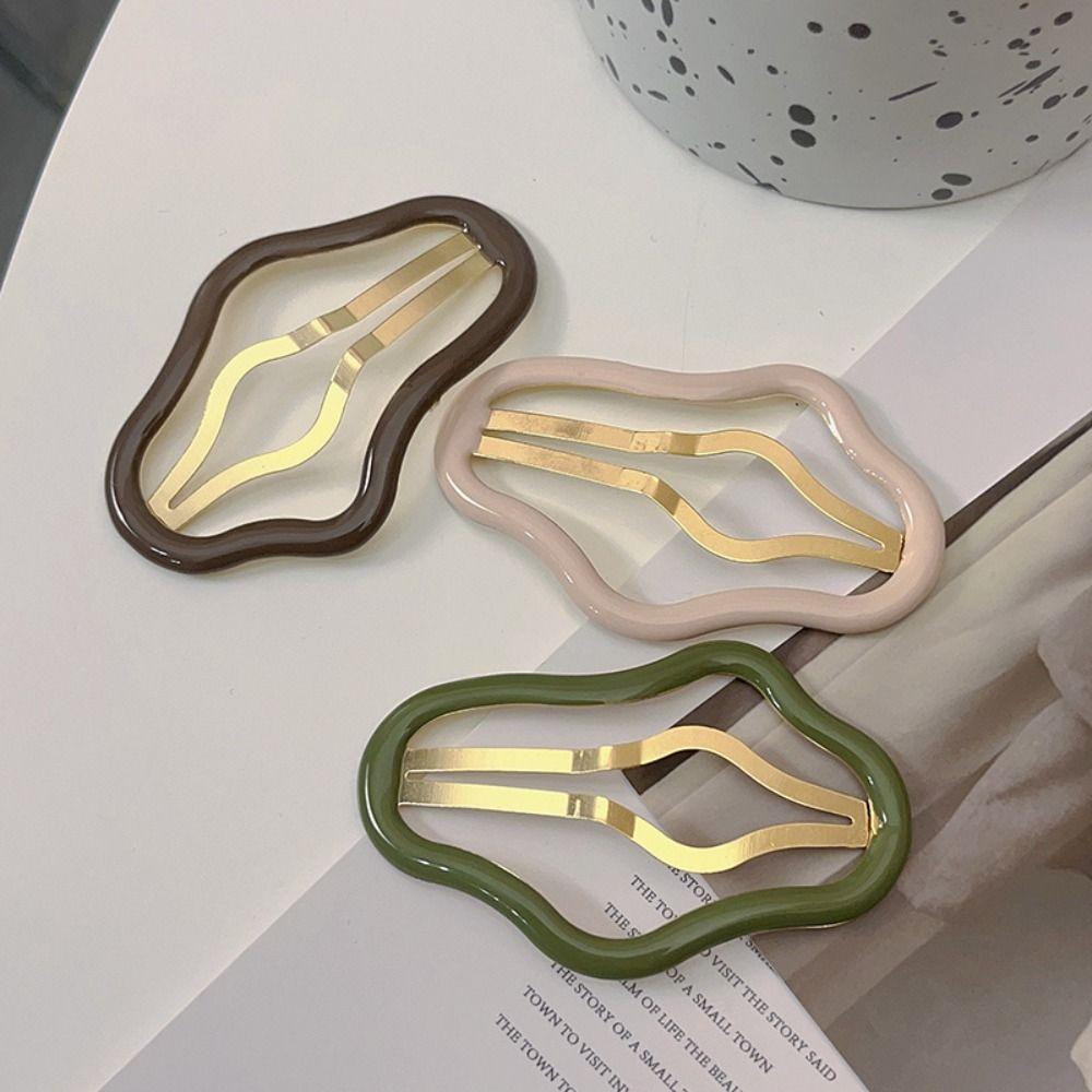 Geometric Clouds Bb Clips Hollow Hollow Metal Hairpin Cute Cloud Hair Clip  Photograph