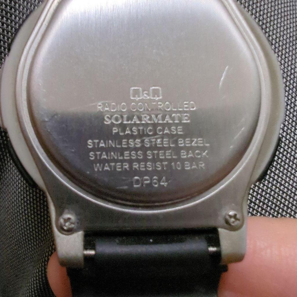 Used Q&Q Digital Radio-Controlled Solar Watch