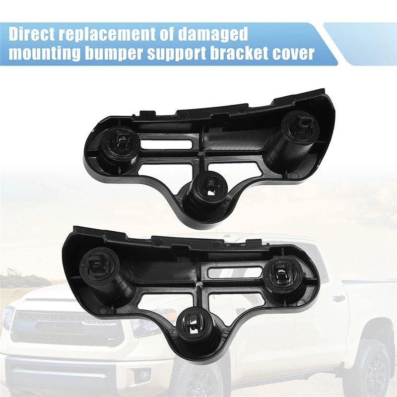 1Pair Front Bumper Bracket Mounting 52116-0C020 52115-0C050 For Toyota Sequoia 2007-2021 Side Bumper Support