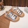 New Fashion Children'S Sandals Girls' Shoes Summer Soft Soles Flat Breathable Non-Slip Soft Versatile Princess Shoes