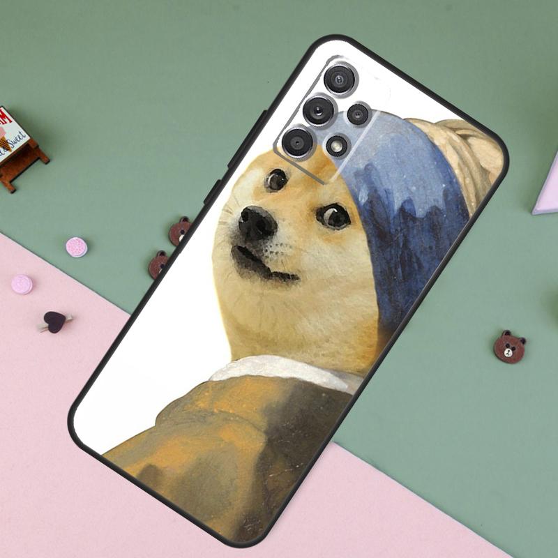 Doge Meme Kabosu For Samsung Galaxy A54 A34 A14 A26 A16 A22 A32 A52 A55 A35 A15 A53 A13 A05 A06 A36 A56 Case