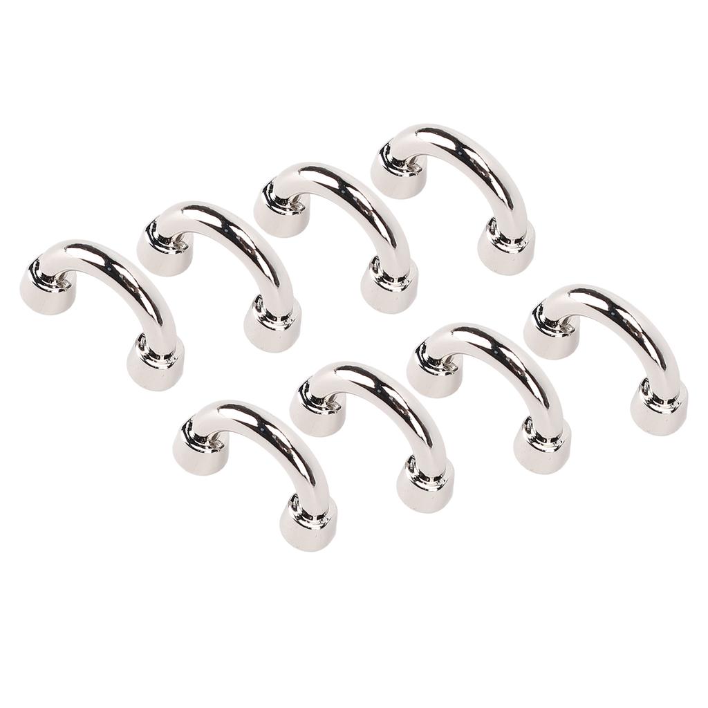 Metal D Ring Connector Buckles Arch Bridge D Ring Buckle Chain Strap Connector with Screws for