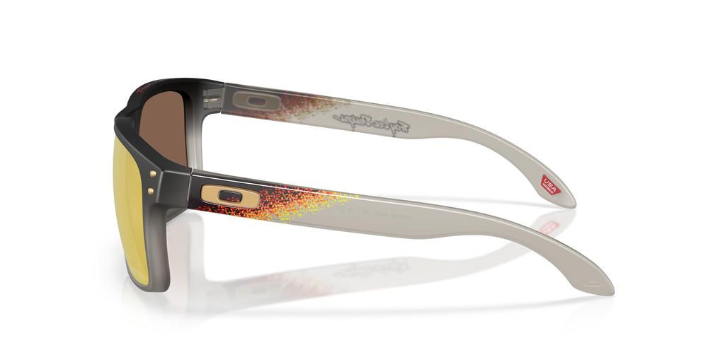 Oakley Sunglasses 0OO9102 HOLBROOK TLD BLACK FADE PRIZM 9102AH55 24K POLARIZED [Oakley]