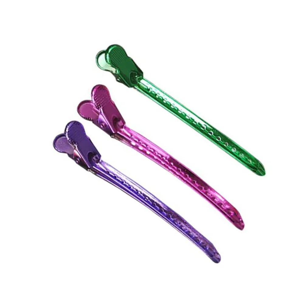 12 szt. Klipsy aligatorowe do włosów Fryzjerskie klamry Szczęki Klipsy do sekcjonowania włosów Krokodyl Spinka do włosów Narzędzie do stylizacji włosów Akcesoria salonowe