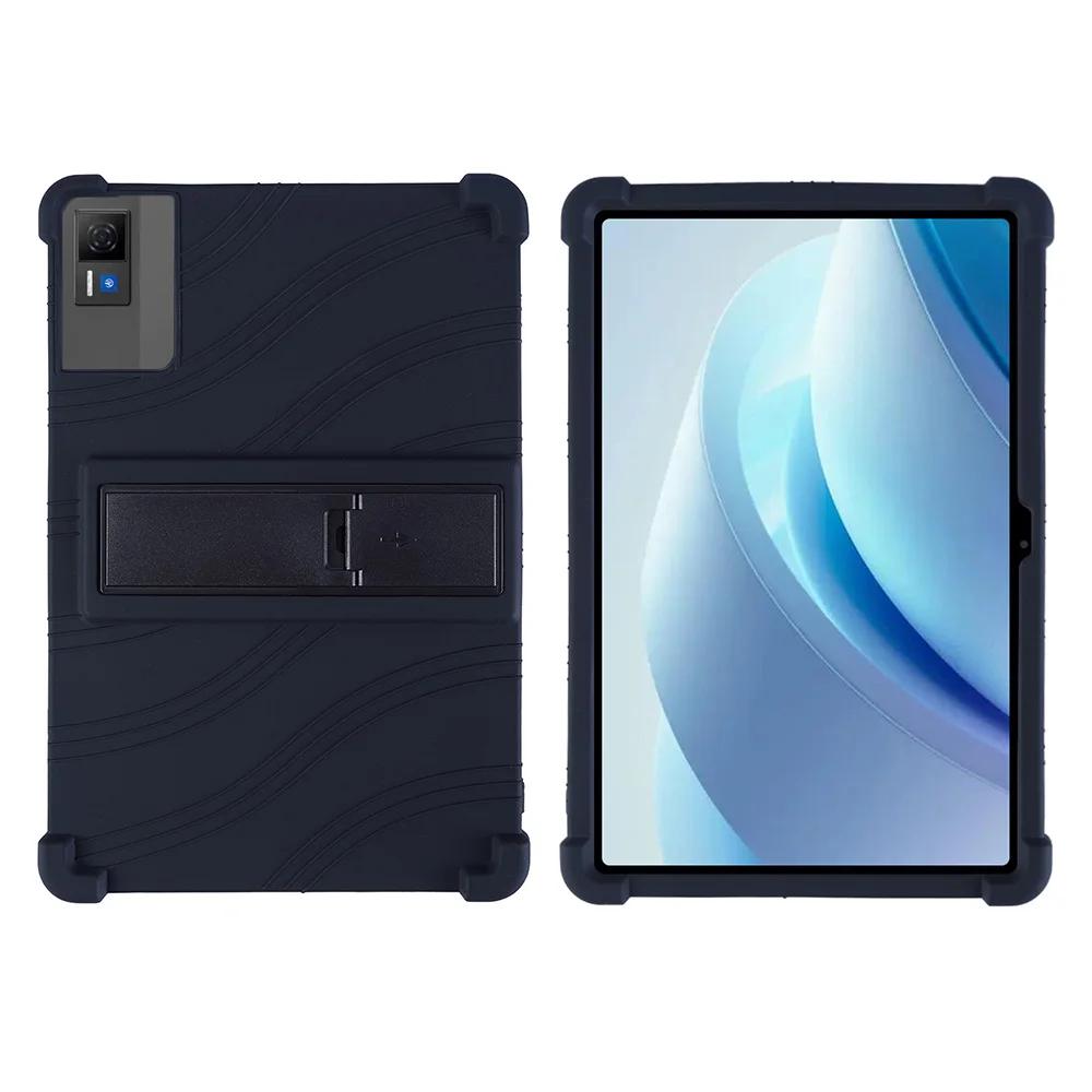 Pour Étui de Tablette DOOGEE U13 13 Pouces Housse de Tablette en Silicone Souple - Écologique, Résistante aux Chutes et Durable noir