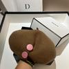 High Quality Australian Wool Beret Japanese Design Irregular Octagonal Hat Autumn and Winter Star Versatile Painter Hat