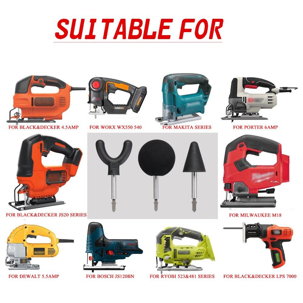 75mm Muscle Relaxation Massage Guns Attachments For Worx 540/Booster/Makita/Ryobi/Jigsaw Type Electric Massagers 6Pcs