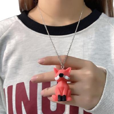 Animal Inspired Long Drop Necklace Sturdy Resin Materials Fashion Jewelry Gift Present