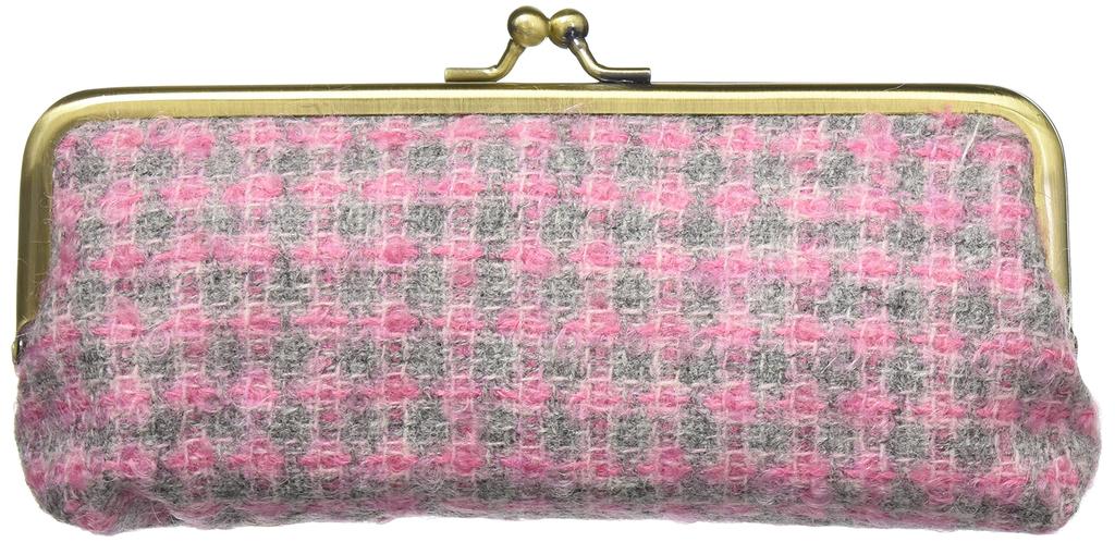 Marushin Pencil Case Pink X W18cm Boucle UK MOON Wool Fabric 0405007600 H7.5
