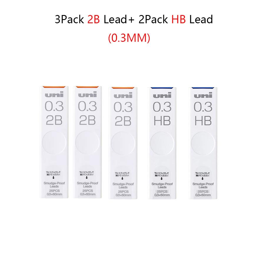 Uni Alpha-Gel Switch Mechanical Pencil M5/M3-1009GG 0.3MM/0.5MM Japanese Stationery Automatic Rotation Office School Supplies