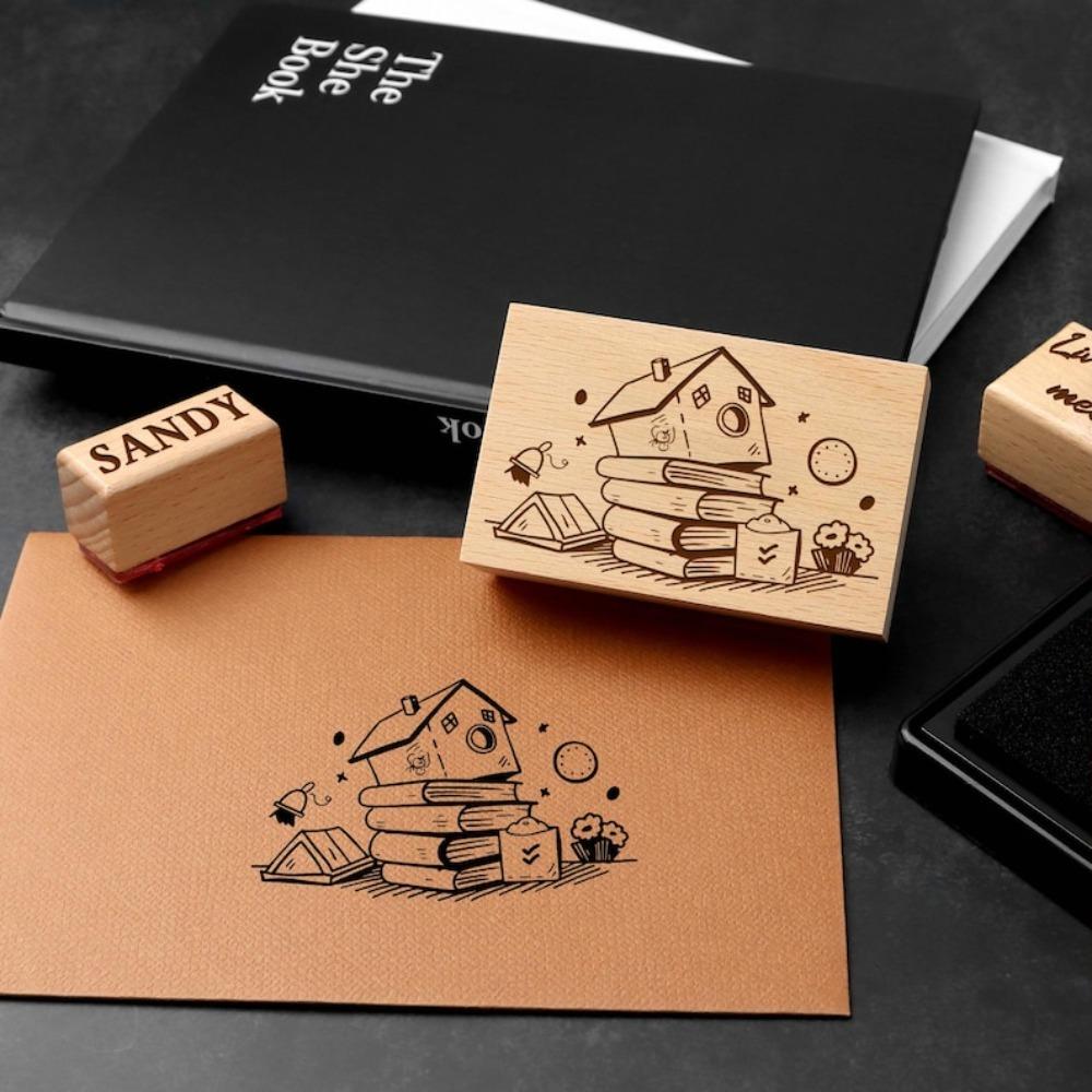 Personalized Logo Stamp, Custom Logo Stamp, Business Packaging Stamp, Large & Small Size, Personalized Text & Logo Rubber Stamp, Embosser Stamp