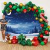 Christmas Starry Sky Moon Pine Forest Backdrop Xmas Decoration Background Winter Backdrop Decorations For Photo Studio Photo Booth Christams Party