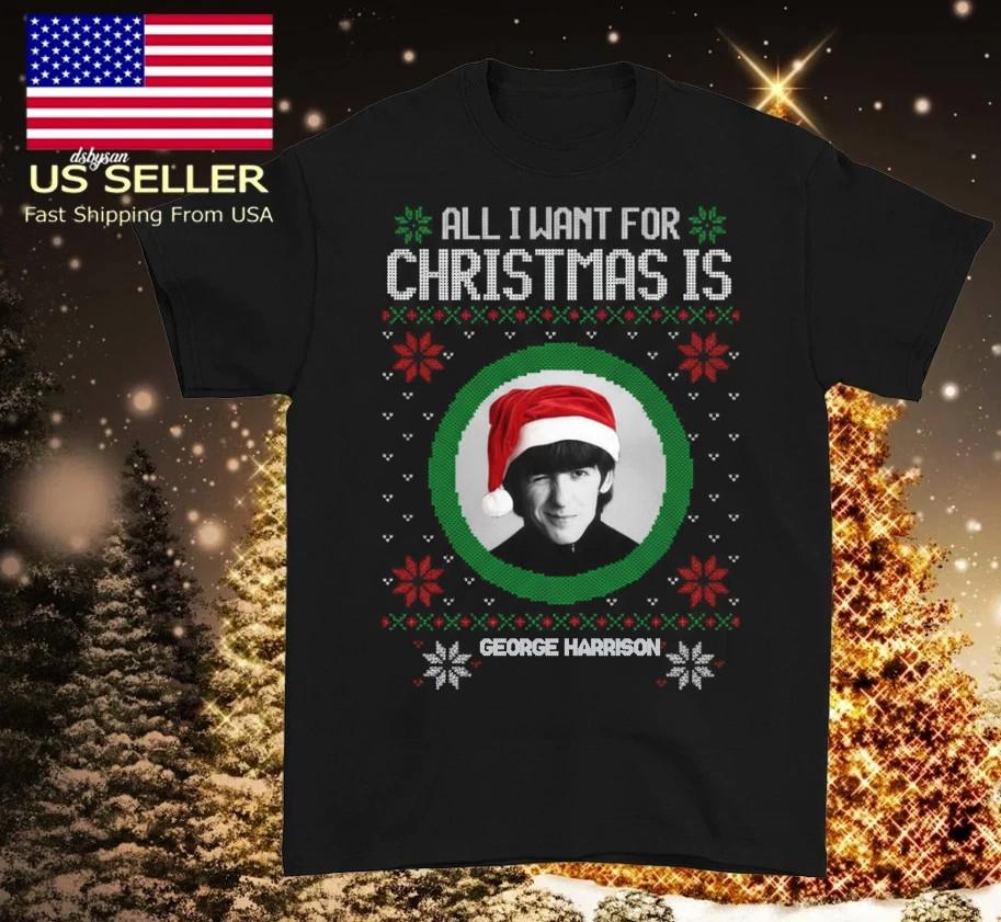George Harrison Christmas Gift Tshirt All Size S to 5XL UR372 Unisex T-Shirt XXXXL