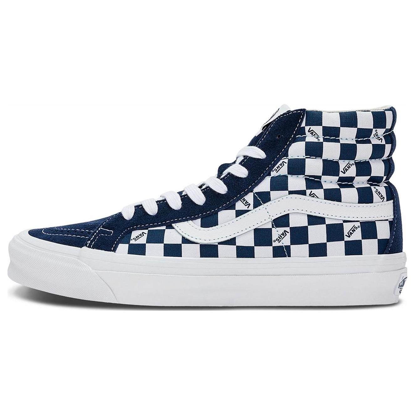 Vans OG Sk8-Hi LX Checkerboard Dress Blues Unisex VN0A4BVBLKZ EU 40.5