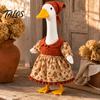Talos Thanksgiving Porch Goose Outfit, Autumn Dress with Head Scarf for 23 Inch Statue, Outdoor Garden Yard Decor