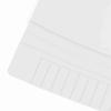 Silicone Sink Edge Protector – Expandable Splash‑Proof Mat for Kitchen, Bathroom & Bathtub, White