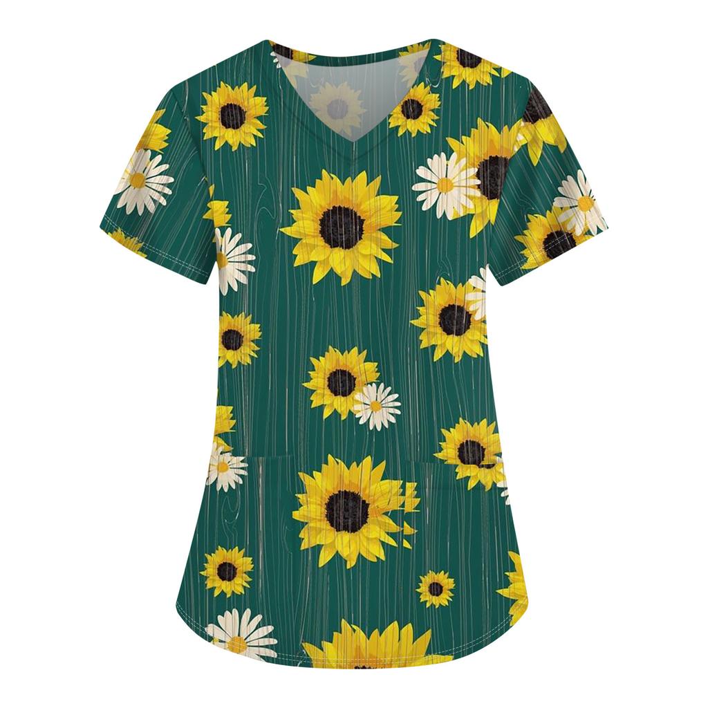Women's Short Sleeve Loose Tops Plus Size Casual Tops V Neck Short Sleeve Casual Summer T-Shirts Women's Tops T-Shirts Work Wear