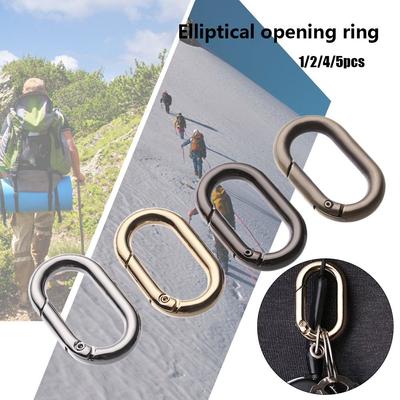 Accessories Camping Hiking Spring Oval Rings Outdoor Carabiner Bag Belt Buckles Handbags Clips