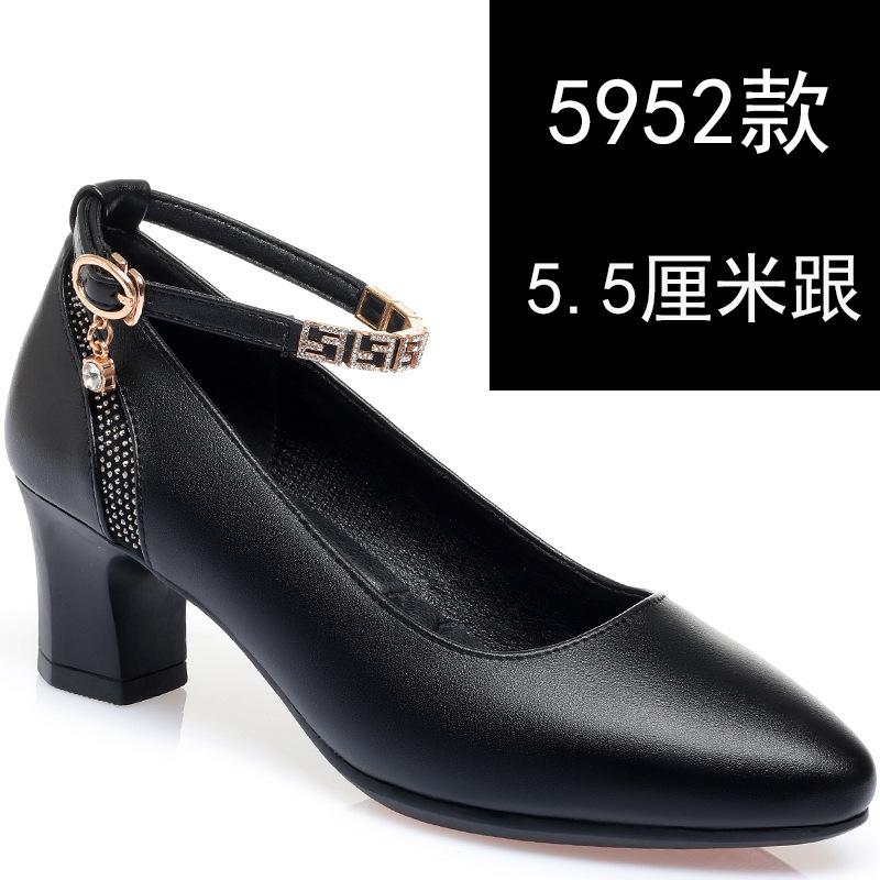 

Fashion One Line Buckle High Heels Grace Women s Shoes 2024 Hot Selling Comfortable Soft Sole Casual Versatile Single Shoes For Women 35