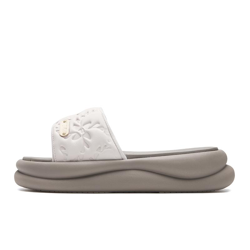 FILA Sponge 1+ Versatile Comfortable Slide Sandals Women footwear Silver Gray F12W621501F-CF 37.5
