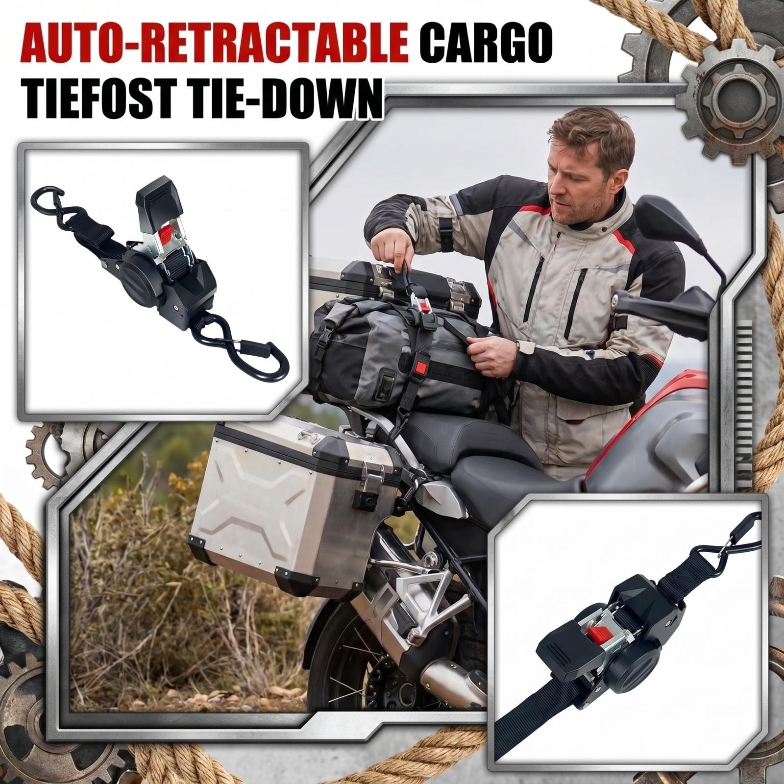 

Automatic Retractable Tensioner, Luggage Rope, Motorcycle Strap, Binding Strap, Fixed Tightening Strap One Size чёрный