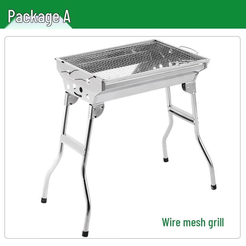 OEING Outdoor Folding Charcoal BBQ Grill