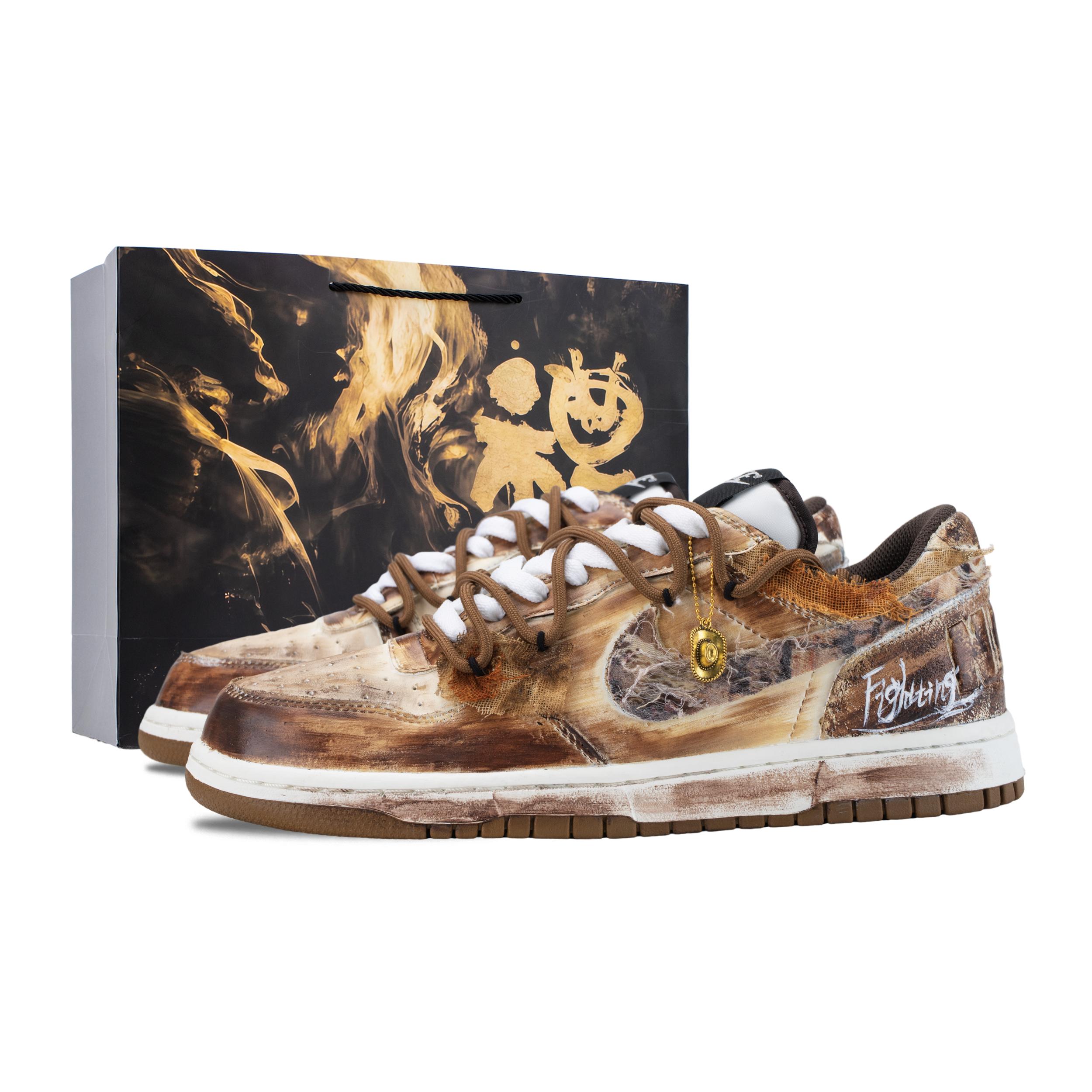Nike Lielas Sandalkoka Vecās Gleznojuma Neslīdošas
