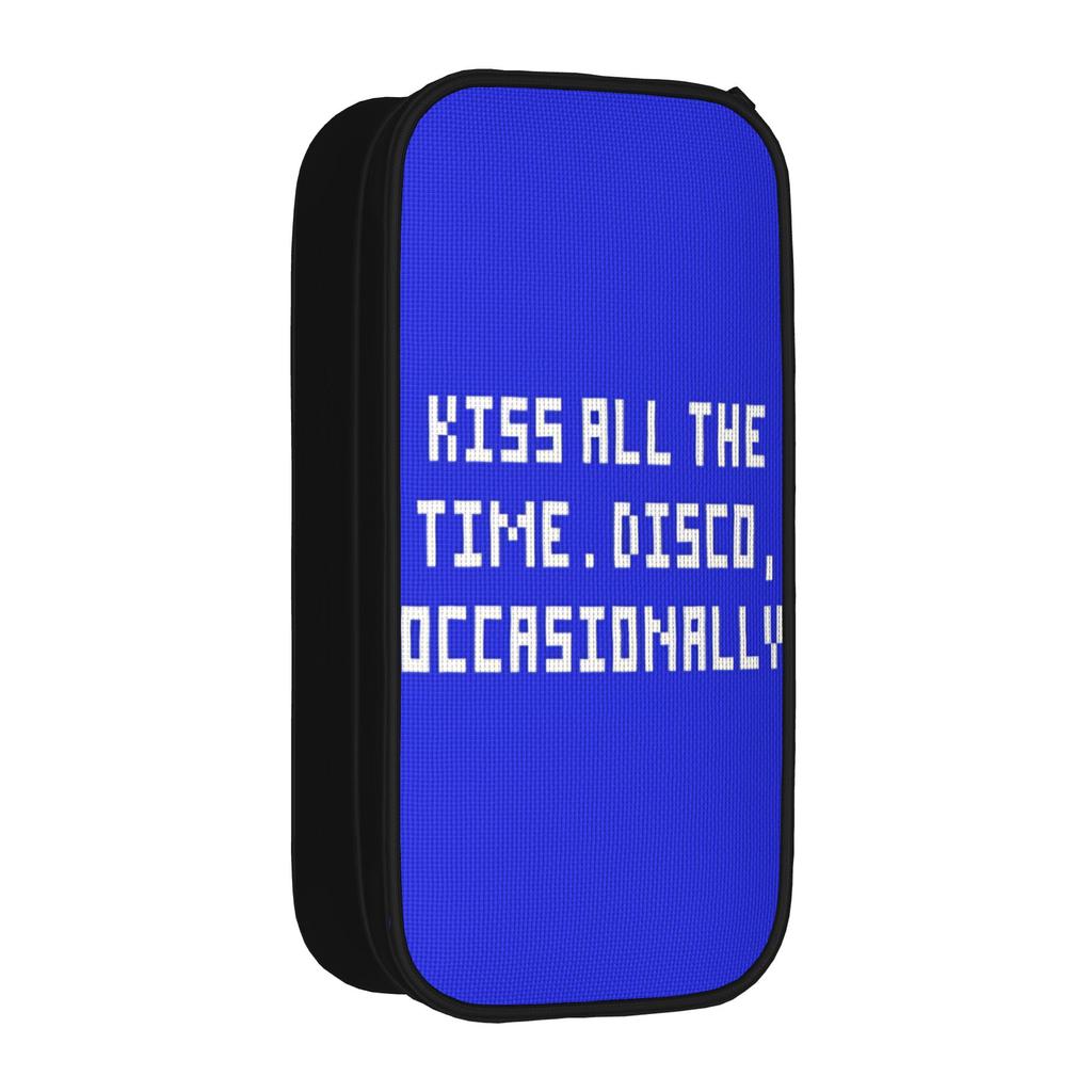 Kiss All The Time, Disco Occasionally Pencil Cases Harrys Music Styles Pencil Box Pen for Student Bag Students School Stationery