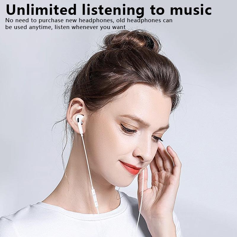 Type-C Wired Earphone Audio Aux Adapter For Lightning For Iphone For Ipad For Macbook Laptop Wired Headset Converter Otg