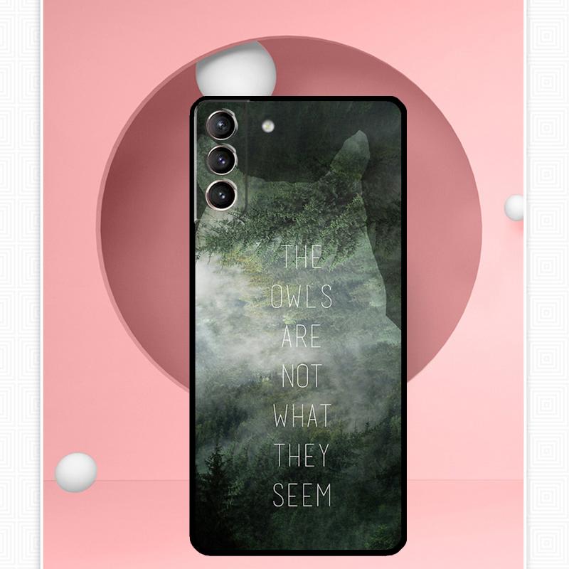 Fire Walk With Me Twin Peaks Case For Samsung Galaxy S25 Ultra S21 S22 S23 S24 Ultra S9 S10 S20 Plus S25 FE Cover Funda