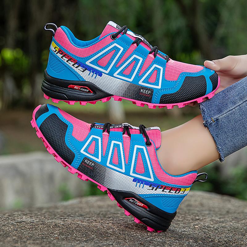 2026 New Men's and Women's Lockless Cycling Shoes, Wear-Resistant and Non-slip, Mountain Cross-Country Road Bikes, Hiking Shoes