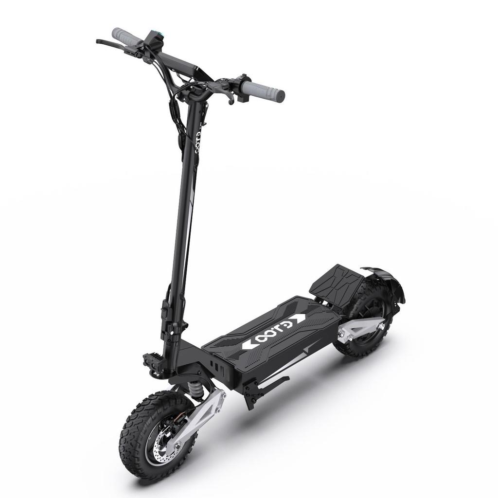 OOTD T10 Elektrická skládací koloběžka, 11 palců, 900W motor, Městská koloběžka, 48V 13,5Ah, Maximální dojezd 45 km, Maximální nosnost 120 kg, Černá