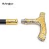 Golden White Dragon Luxury Pattern Walking Stick Party Fashion Elegant Walking Stick Decorative Cospaly Cane Knob Crosier 89cm
