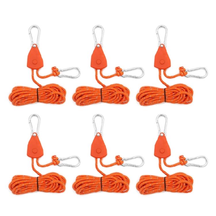 Reflective Tie Downs Rope Hangers Tent Guide Rope for Outdoor Adjusted Tent Tie Downs Rope Hangers Camping Pulley Rope