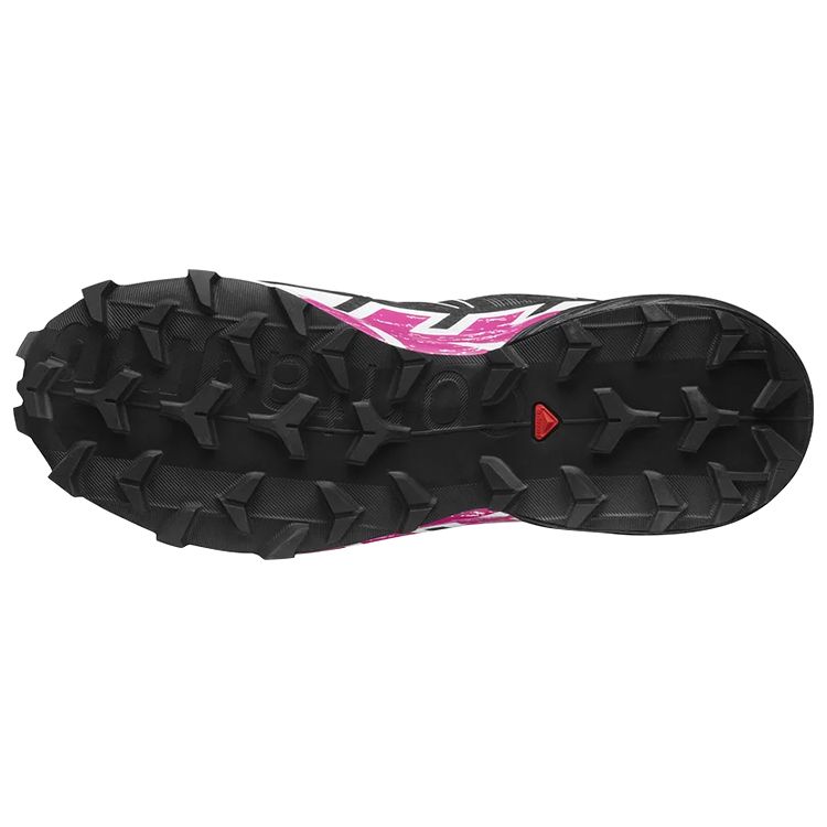 Salomon Speedcross 6 Low Top Traction Anti-Slip Outdoor Functional Shoes Women Shoes Black Purple 417430