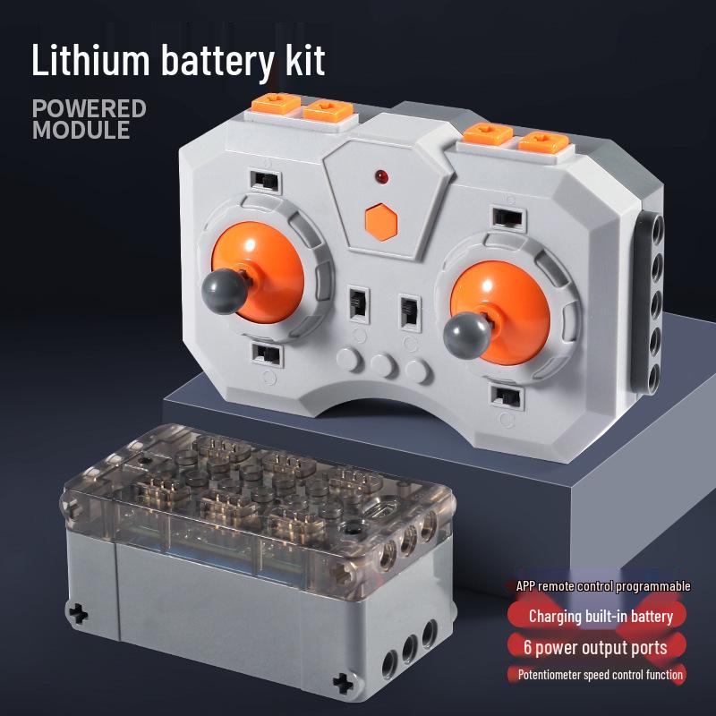 MOC Technické kostky kompatibilní s Lego: Power Group XL Motor & Lithium Battery