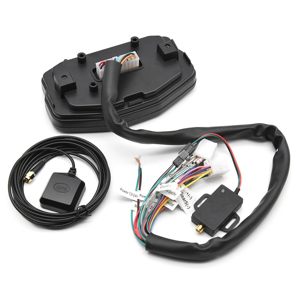 Universal RPM Motorcycle Instrument GPS Speedometer LED Digital Odometer Gauge Tachometer For Kawasaki For Suzuk 2/4 cylinders