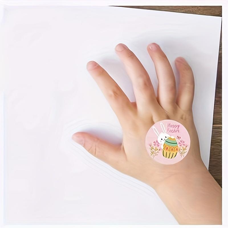 1000pcs/500pcs Easter-Themed Stickers - Self-Adhesive Egg & Bunny Designs for Party Favors, Gift Wrapping & Decorations