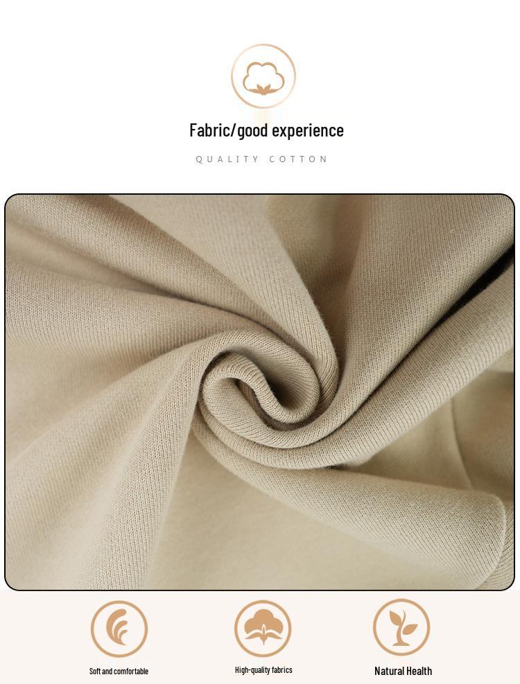 Korean Style Unisex Baby Sweatshirt - Thick Pure Cotton, Trendy Round Neck for Spring & Autumn