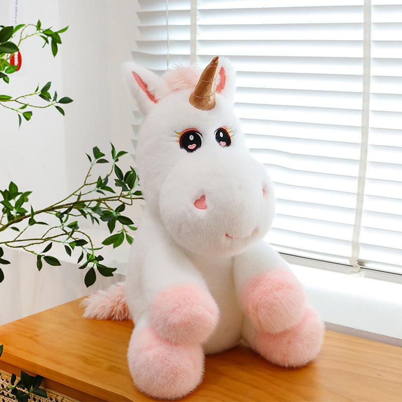 Plush Toy Unicorn Animal Stuffed Doll Cartoon Bedroom Decoration Gifts Kids