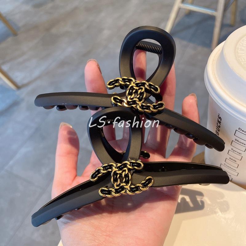 13 cm große Klammer~ Französisch Retro Kleine Duftende Haarklammer Kinderhaarklammer am Hinterkopf Matte Haiklammer