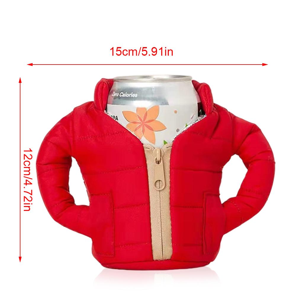 Měkký miniplášť může zakrýt láhev na pití Hrnky na kávu Rukáv Zábal na nápoje Potřeby pro domácnost Řemesla Dekorace Přizpůsobené