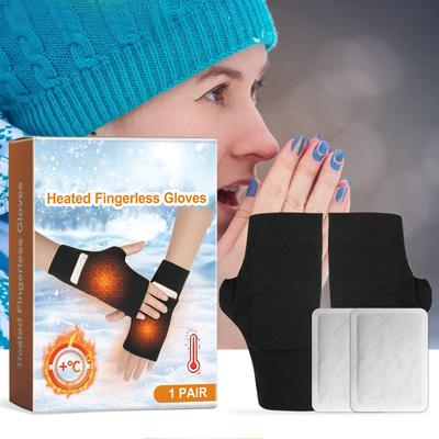 Heated Fingerless Gloves Hot Fingerless Gloves Warm Baby Fever To Cold Hand Stiffness In Winter