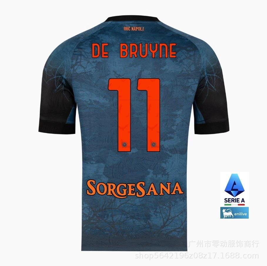 24-27 Serie A Maglia Napoli N.. 11 De Bruyne, Luca AC5 Kudwinter maglia da calcio