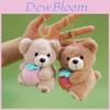 Plüsch-Teddybär-Schlüsselanhänger aus kurzem Plüschmaterial für Geschenke und Zubehör
