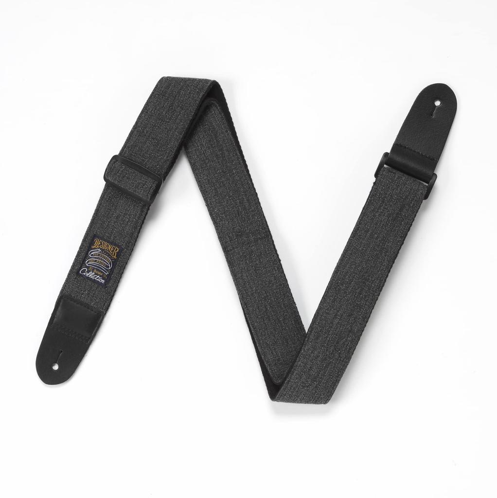 Ibanez DCS50D-BKD: A simple yet stylish guitar/bass strap (denim-style black)